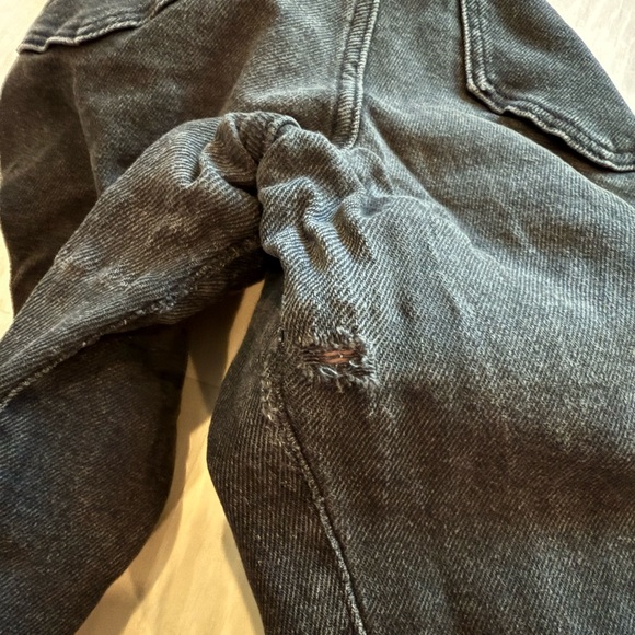 Madewell Cali Demi‎ Boot Black Washed Jeans Size 28 - Picture 8 of 9